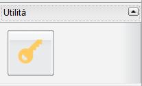 icona con la chiave Nella finestra che si apre è