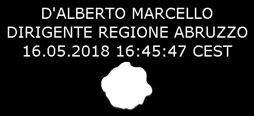 Regione Abruzzo; Il Direttore (Marcello D ALBERTO) Rif.