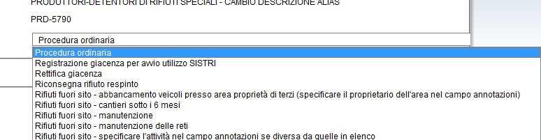 Peso verificato a destino inferiore al peso dichiarato dal Produttore Al fine di evitare giacenze fittizie di rifiuti, il Produttore effettua una nuova registrazione cronologica di Scarico,