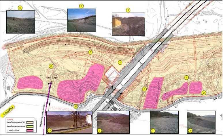 MAPPATURA AREA DI DEPOSITO zone