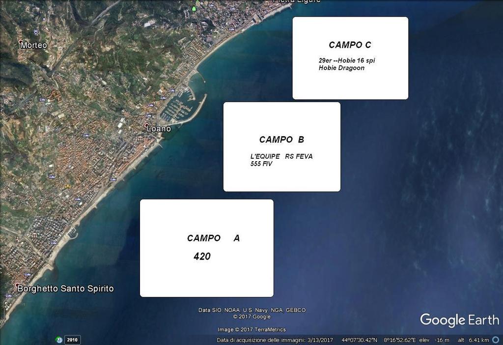 in base alle condizioni meteo marine.