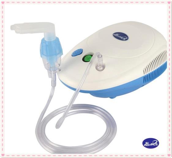 Aerosol a pistone Caratteristiche tecniche: Aerosol B 100 Nebulizer 1. Completa e veloce nebulizzazione della soluzione 2. Unico pulsante acceso/spento 3.