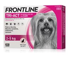 00* - antiparassitario per cani "frontline tri-act" prodotto di libera vendita, pronto all'uso, per il trattamento delle infestazioni da pulci e