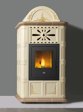 Decoro a Mano Oro 24 Carati Adele 9 kw MAIOLICA MAIOLICHE Alina 9 kw MAIOLICA MAIOLICHE CREMA CREMA max 8,8 kw min 2,8 kw Potenza resa in riscaldamento: max 8 kw min 2,5 kw Rendimento: Pmax 85,5%