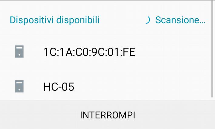 MD 2018 HACKATHON ECONDARIA DI PRIMO GRADO COMANDO CON UNO MARTPHONE Per comandare il LED con uno smartphone si deve prima di tutto installare una app di tipo "Bluetooth Terminal".