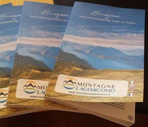 Guida Emozioni dalle Montagne del Lago di Como Stampato in 2.000 copie in 4 lingue.