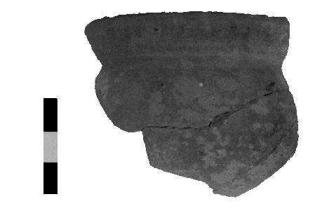 . Impasto duro e compatto; argilla per lo più depurata; inclusi: chamotte e calcare (rari); mica (molto frequenti) Orlo verticale assottigliato sul margine superiore, ben distinto dalla parete