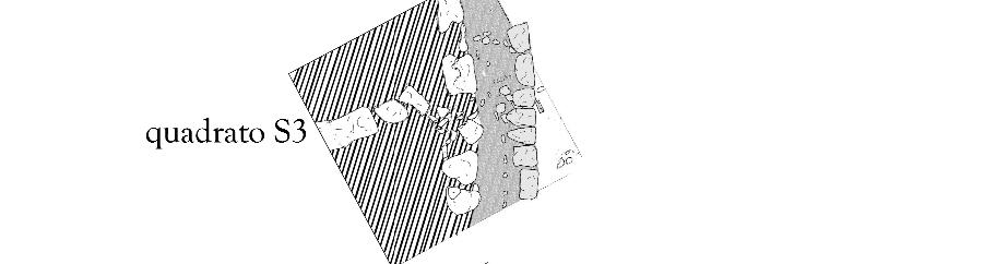 Altra area aperta è quella denominata Quadrante D ; anche qui sono stati rinvenuti resti di crepidines e di selciato