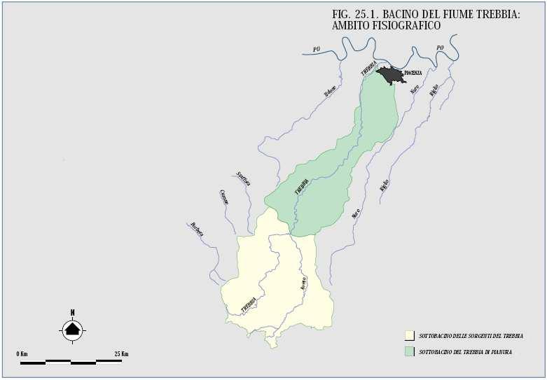 1. Sottobacini idrografici Individuazione ed estensione dei sottobacini Sottobacino idrografico complessivo Nome Estensione (km 2 ) Percentuale rispetto al bacino del Po* Estensione territorio