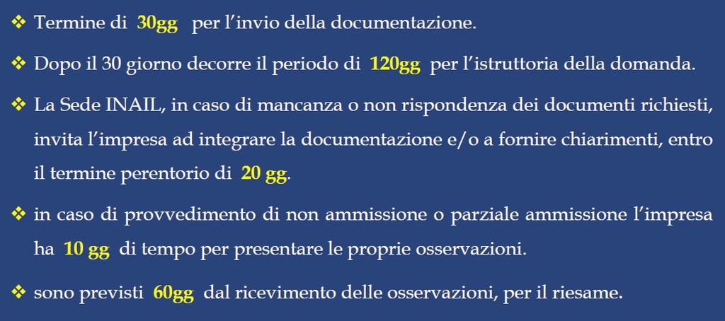 Istruttoria 13 Fase della