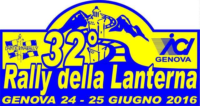 32 RALLY DELLA LANTERNA Coppa Italia Rallies 2016 Genova, 24 e 25 giugno 2016 Mercoledì 25 maggio ore 08.00 Sabato 18 giugno ore 09.00-12.00: ore 09.30 19.30: Lunedì 20 giugno ore 18.