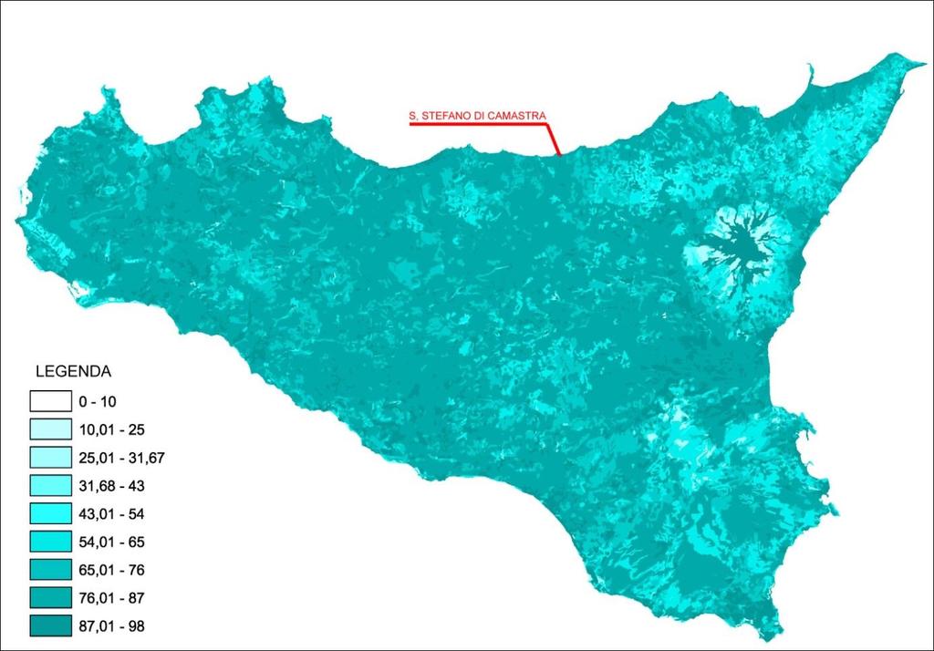 Nel caso in esame dovendo stimare le portate di piena al colmo si farà riferimento alle sole condizioni di saturazione massime (AMC III) che forniscono valori di CN più elevati e quindi più