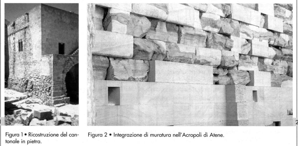 Grecia, Acropoli di Atene, intervento di integrazione, poco