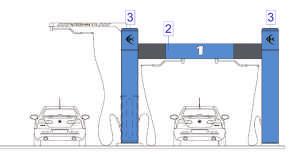 The steel structures guarantee time durability, and are available in two different