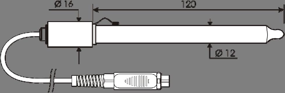 Elettrodi ph completi di modulo SICRAM 3 4 CODICE DI ORDINAZIONE KP63TS CAMPO DI MISURA ED IMPIEGO 0 14pH / 0 80 C /