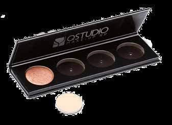 1 cofanetto sopraccigliare 8 cialde: 2 primer, 2 illuminanti, 2 brown, 1 dark brown, 1 light brown pennello scovolo