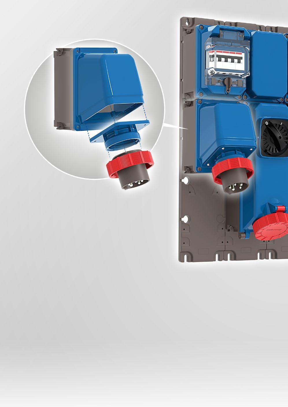 Sinergia con TAIS 51 419024 769246 X-CEE è perfettamente compatibile con la serie TAIS, questa caratteristica amplia in modo sensibile la quantità e la convenienza delle installazioni integrate.