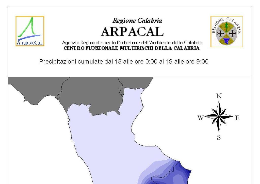 evince che il fenomeno, che inizialmente ha interessato la fascia ionica centro-meridionale si è sviluppato in maniera più intensa dalle prime