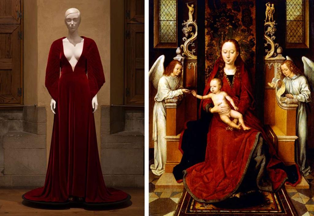 Valentino: Hans Memling's Virgin and Child Enthroned with Two Angels (2018, New