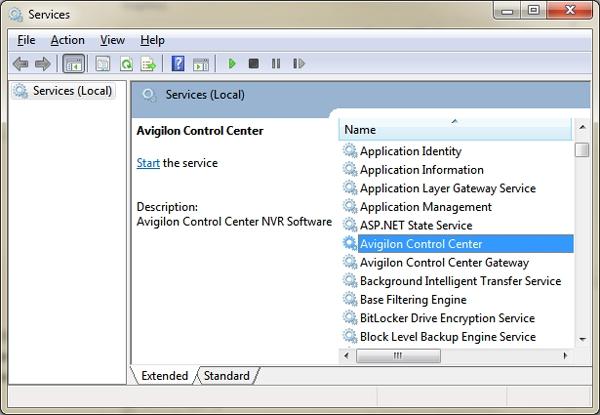 Primi passi Il sftware Avigiln Cntrl Center Server cntiene due parti: il servizi Windws e Admin Tl (Strument di amministrazine). Il servizi Windws viene eseguit autmaticamente all'avvi del cmputer.