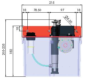 Pressione: 2,2-3,0 bar Tensione: 24/110 V AC 50 Hz (60 Hz) Cicli per giro del riduttore: 1-2-3 (da definire)