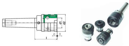 21.1 CM5.H75.D32C 58 M20 CM5.H75.D40C 70 M20 Portamaschi a cambio rapido Quick change tapping chucks Gewinde-Schnellwechselfutter Mandrins de taraudage á changement rapide 1 Vedi pag. 8.