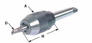 The jaws are made of chrome-molybdenum steel, with proper heat treatment for grant the precision for long time of usage. The runout accuracy is 0,04 mm. T.I.R.