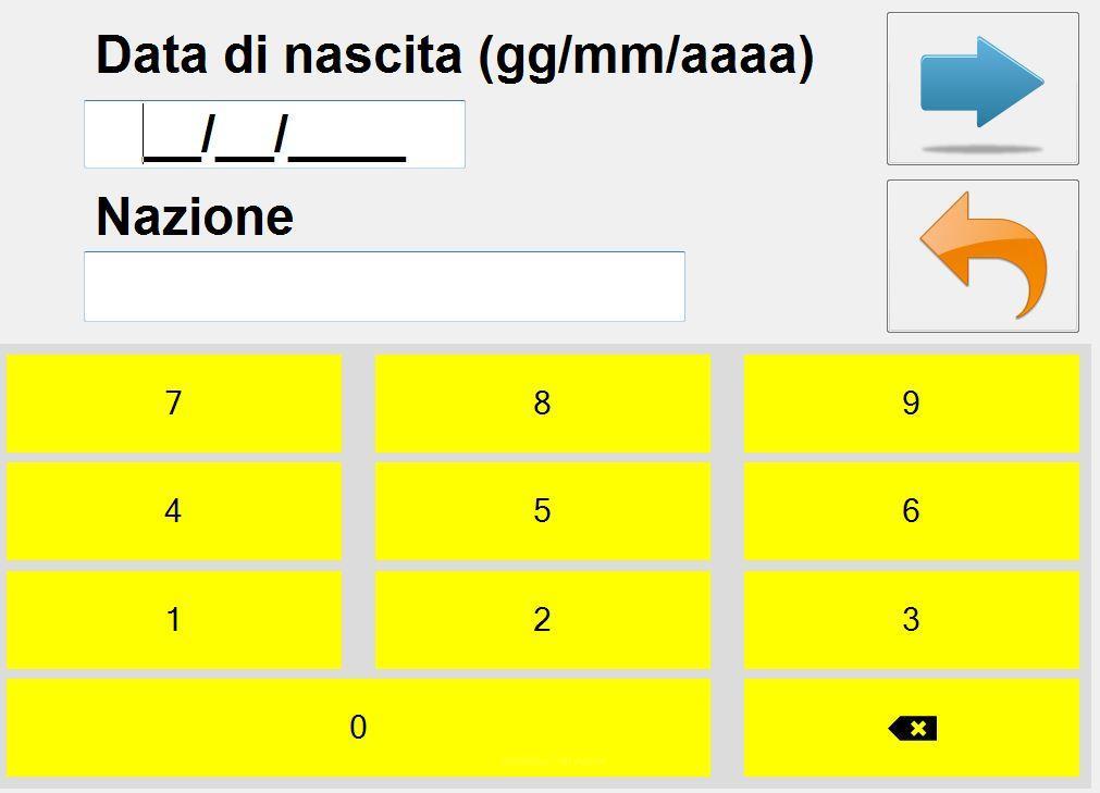 Esempio di schermata del modulo di registrazione MODULO CERTIFICAZIONE DEL BRIEFING Questo modulo prevede di attrezzare la fine del percorso briefing con un apposita antenna di lettura (RFId) per la