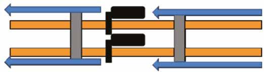 2. Aspetti della tecnologia Hydropath 2.6.1. Evitare i loop elettrici Ci sono alcuni modi comuni per evitare i loop elettrici. Il primo è semplicemente di riposizionare l unità.