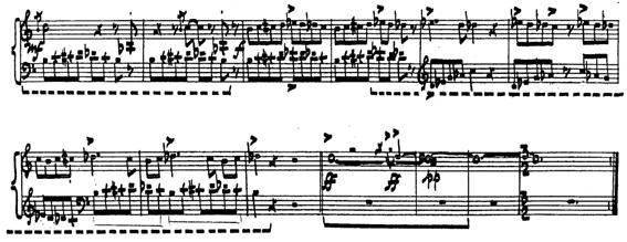 Sonata V A: 9, 9 B: 9, 9 4: E la Sonata caratterizzata dalla maggior vivacità ritmica; ha qualcosa di tribale e primitivo, simile a Bacchanale, il primo pezzo di Cage per pianoforte preparato del