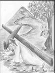 4^ Stazione Gesù cade sotto la croce 5^ Stazione Gesù è spogliato delle sue vesti e messo in croce Dal libro del Profeta Isaia Egli si è caricato delle nostre sofferenze, si è addossato i nostri