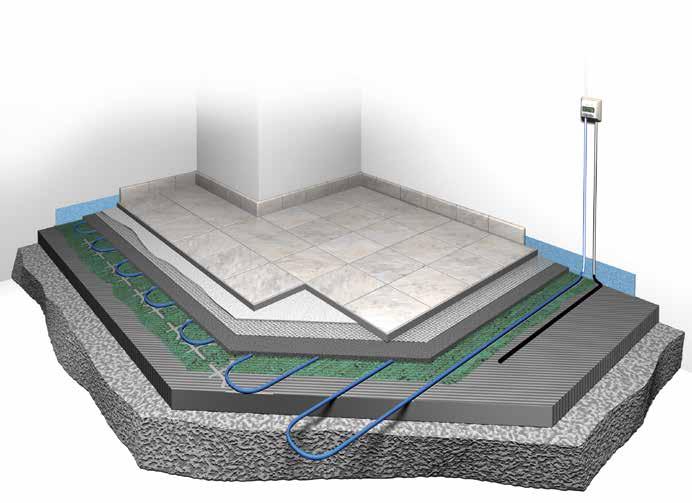 Riscaldamento elettrico a pavimento T2Blue: il flessibile cavo scaldante a pavimento Questo cavo scaldante flessibile da pavimento è adatto per