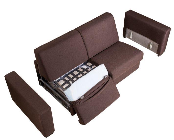 disponibile nelle seguenti varianti: Espanso; Memory Foam (optional).