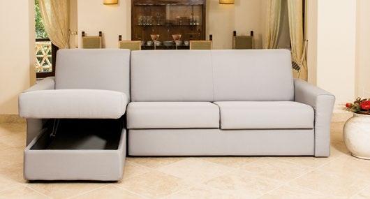 destro o sinistro del divano, in base alle proprie esigenze di spazio e comodità.