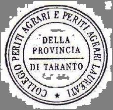 COLLEGIO DEI PERITI AGRARI E DEI PERITI AGRARI LAUREATI DELLA PROVINCIA DI TARANTO www.peritiagrari.ta.it Prot.