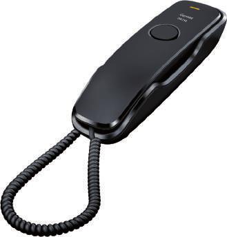 TELEFONI A FILO Cod. SM.1101.00 Mod. DA210 NERO TELEFONO A FILO GIGASET DA210 Cod. SM.1101.05 Mod.