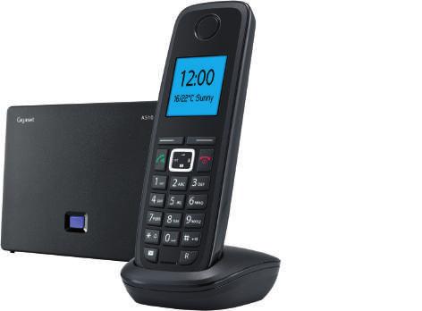 E550 TELEFONO DECT GIGASET E550 Display: LCD retroilluminato con caratteri grandi 