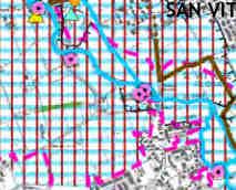 Descrizione delle previsioni che insistono sull area censita Stralcio delle mappe rilevanti Adottatato con deliberazione del Consiglio Provinciale n.