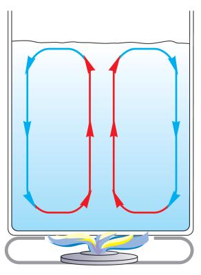 La convenzione La convezione è una modalità di trasmissione del calore dovuta al movimento delle particelle contenute nei fluidi moti convettivi I moti