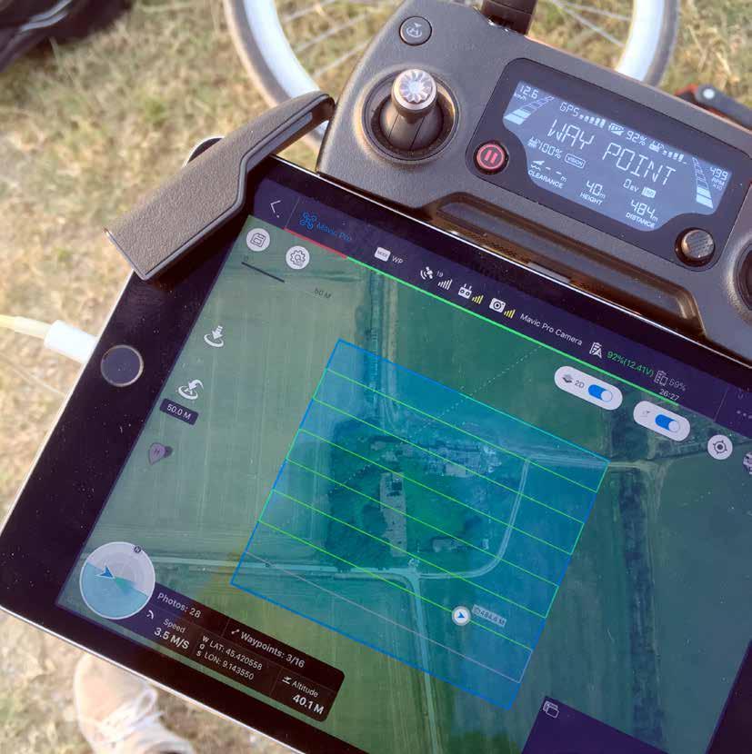 Un drone per il paesaggio AG&P greenscape è alla continua ricerca di soluzioni innovative a servizio della progettazione del paesaggio.