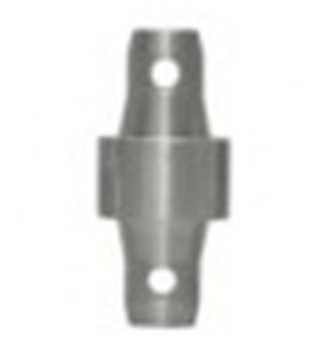 2 piastre del tipo SQ30FP in fusione di alluminio AL6082 con spessore di 1,5 cm, una per ogni alzata principale del traliccio.