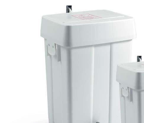 Pattumiere igieniche Sanitary Bins Drop & Go Elle 25 L - 50 L L apertura a botola
