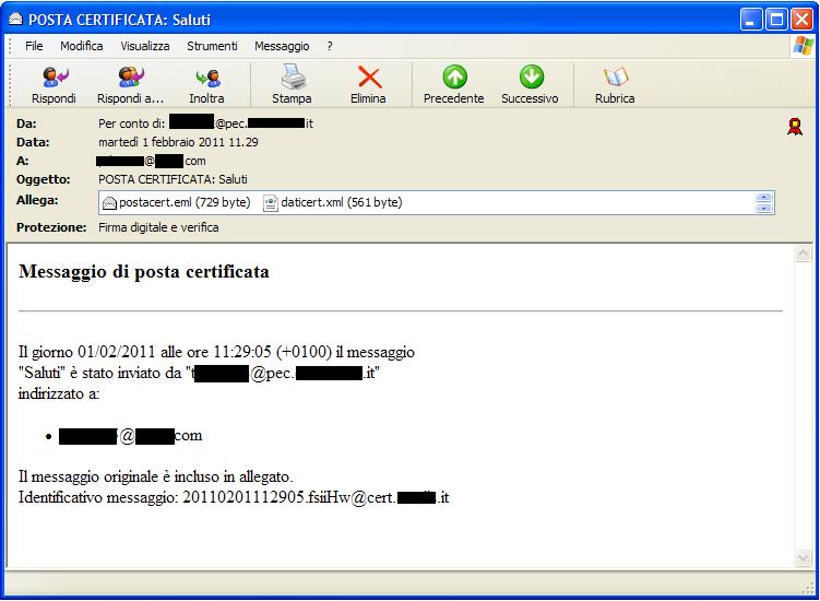 accesso Microsoft Outlook, Mozilla Thunderbird ).