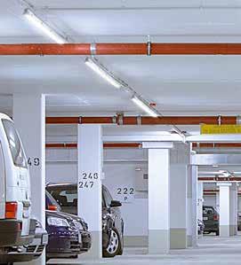 Aree di applicazione Parcheggi, magazzini e illuminazione generale Codice CoreLine Stagna Ordine Philips WT120C LED18S/840 PSU L600 84045900