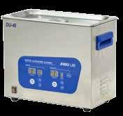 BAGNI AD ULTRASUONI DIGITALI DU-45 DU-100 DU-06 Bagno ad ultrasuoni digitale con capacità: 0,6L. Display luminoso. Timer impostabile 180 e 360 Sec. Frequenza ultrasuoni 40 KHz.