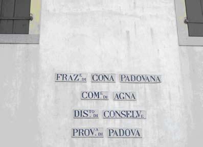 All altezza della stazione ferroviaria di Cona attraveramo sulla destra orografica il canale Rebosola e lo costeggiamo lungo l asse stradale via Bosco-via Tasso (quest ultima in ghiaia) fino all