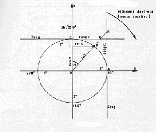 Funzioni trigonometriche Preso un punto P sulla circonferenza trigonometrica e considerato il triangolo rettangolo OPP : a) Si definisce seno di alfa il rapporto fra il cateto opposto e l ipotenusa