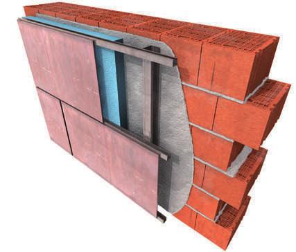 Isotec Parete è un sistema termoisolante che consente di comporre a secco un cappotto isolante e strutturale funzionale alla realizzazione di facciate ventilate.