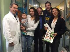 SOCIALE Travis Diener Santa Lucia per i bambini della pediatria Piazza Stradivari 2 Cremona Su Box 10