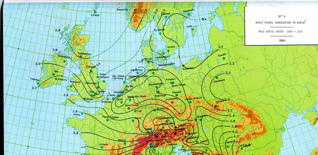 La sorgente solare Dati dall